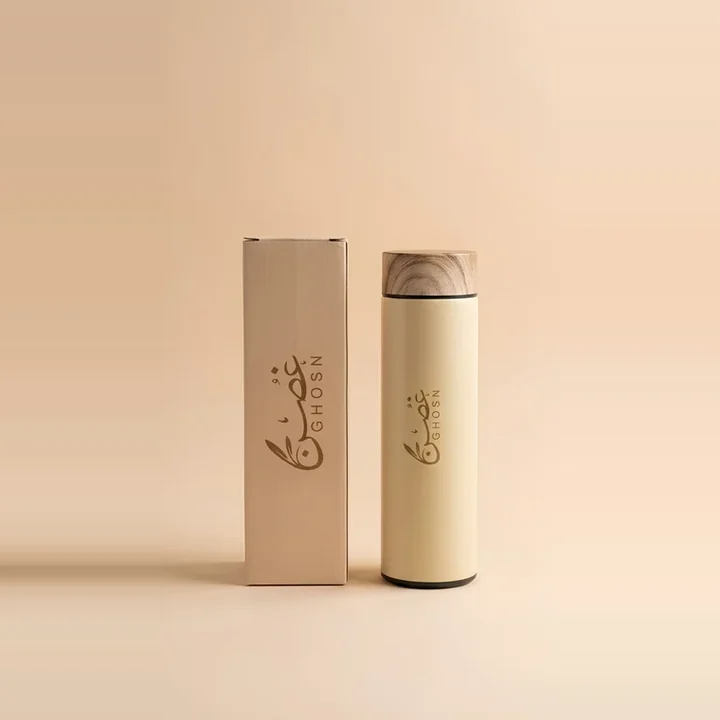 مق غصن البني بغطاء خشبي